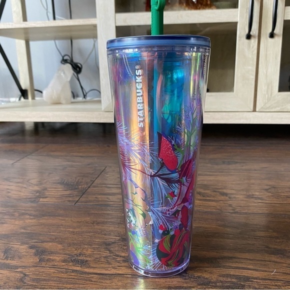 Starbucks Christmas 2023 Translucent Tumbler with Straw Topper - Picture 1 of 6